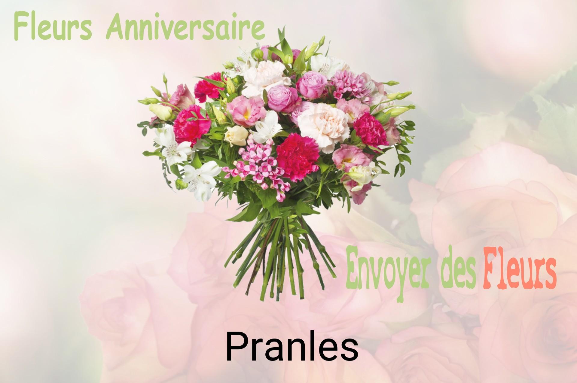 Bouquet de fleurs d’anniversaire livré à Pranles
